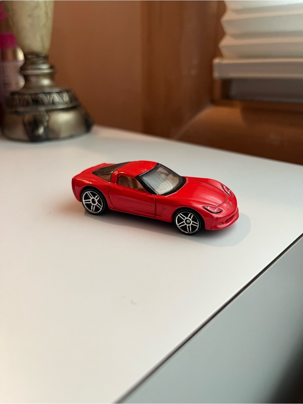 2003 Hot Wheels C6 Corvette red car